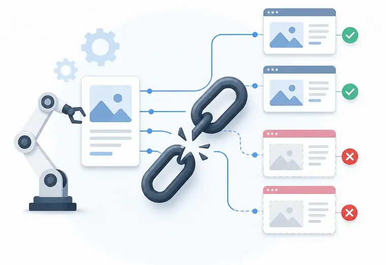 Почему автоматизация размещения контента создаёт битые ссылки?