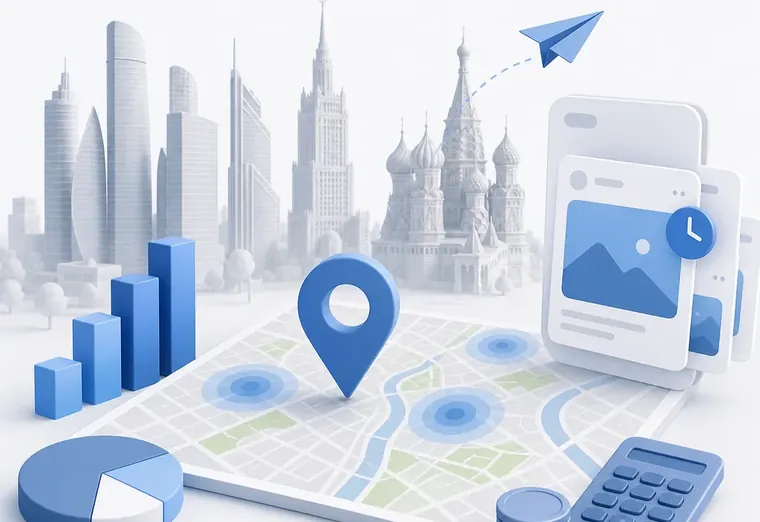 Бюджет на GEO-аналитику и автопостинг для маркетолога в Москве