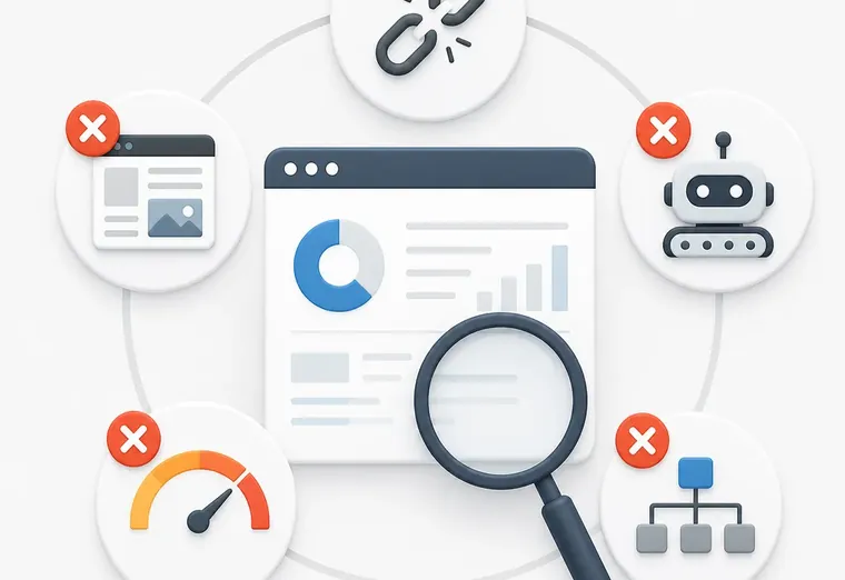 Топ-5 популярных ошибок в SEO-аудите сайтов