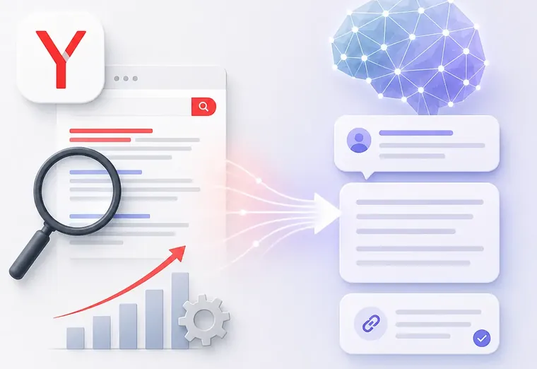 Как SEO в Яндексе влияет на цитирование сайта в ответах нейросетей?
