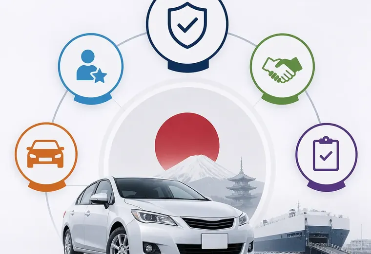 Топ-5 проверенных компаний по покупке авто с пробегом из Японии