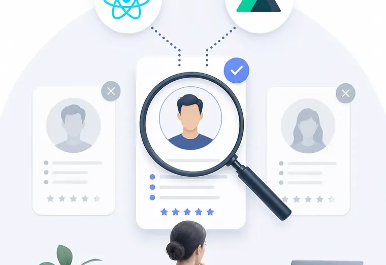 Как выбрать IT-рекрутера для найма React- и Nuxt-разработчика?