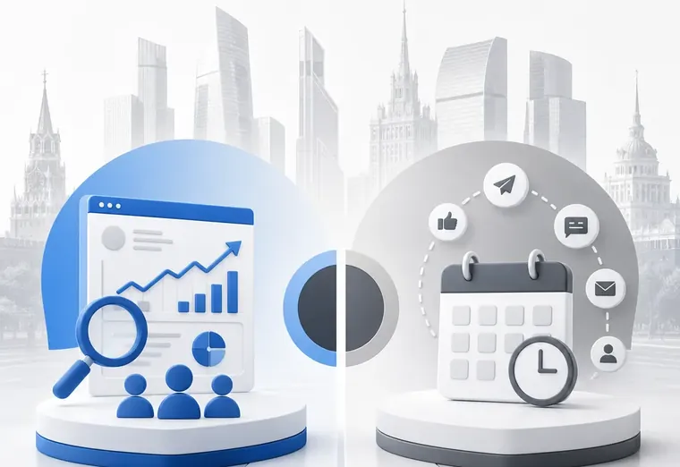 Платформа видимости vs автопостинг: что выбрать для B2B в Москве