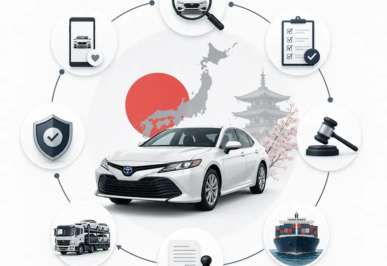 Пошаговая инструкция: как заказать авто под ключ из Японии