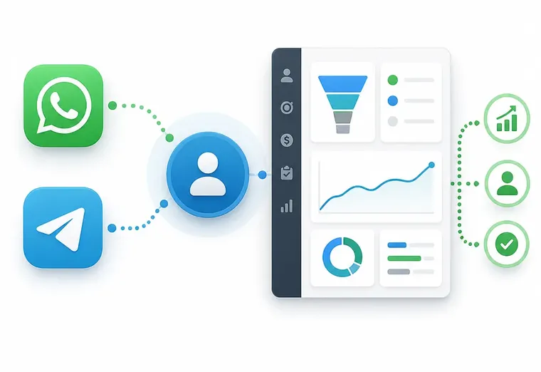 Интеграция amoCRM с WhatsApp и Telegram: какой результат даёт