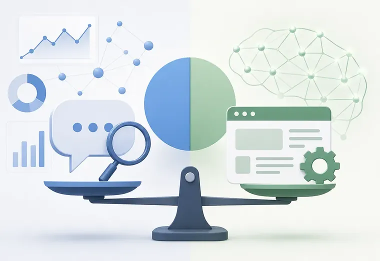 Аналитика упоминаний vs SEO-оптимизация для нейросетей: что выбрать?