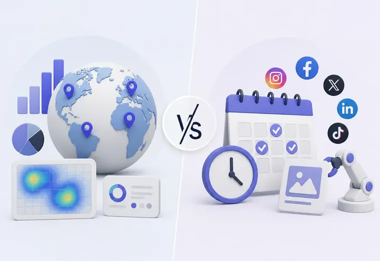 GEO-аналитика против автопостинга: что выбрать для оптимизации маркетинга?