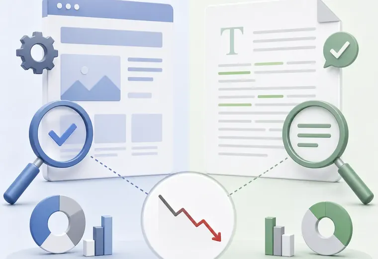 SEO-аудит сайтов vs аудит текстов: что поможет найти причину спада?