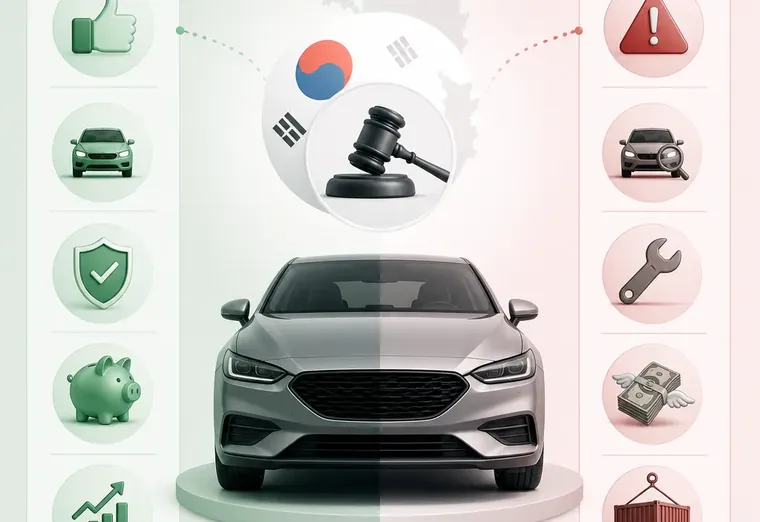 Плюсы и минусы покупки авто из Кореи через аукцион Encar