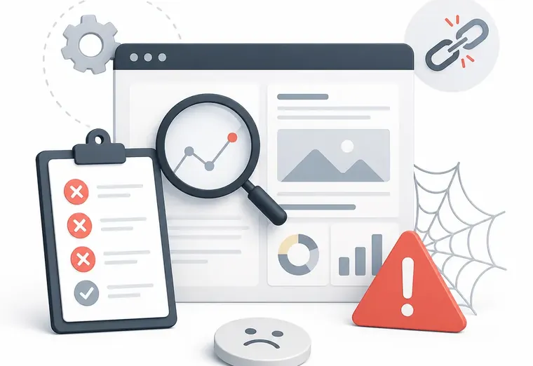Типичные ошибки при аудите SEO для сайта