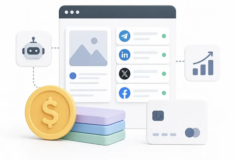 Какая стоимость подписки на автопостинг для SEO-агентства?