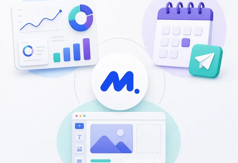 Обзор продуктов Молвун: аналитика, автопостинг и конструктор сайтов