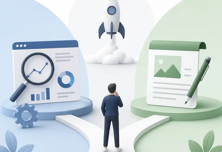 SEO-аудит сайтов vs Копирайтинг и тексты: что заказать первым для стартапа