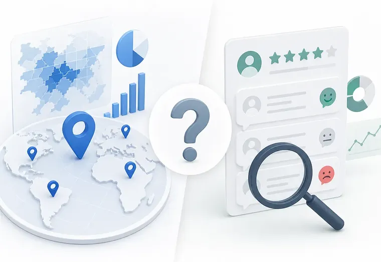 GEO-аналитика против мониторинга репутации: что выбрать для бизнеса?