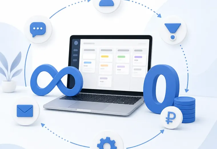Как работает настройка amoCRM с 0 рублей для бизнеса
