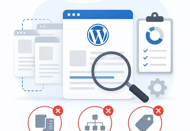 3 ошибки при проверке дублей страниц WordPress перед SEO-аудитом