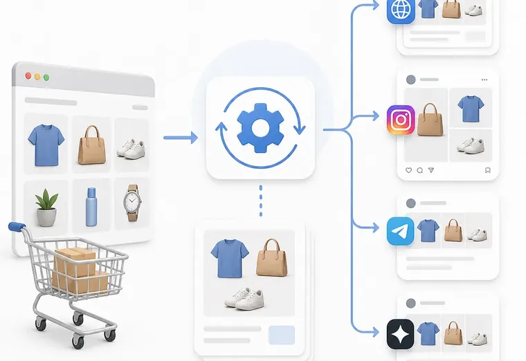 Как устроен автопостинг товарных подборок для интернет-магазина?