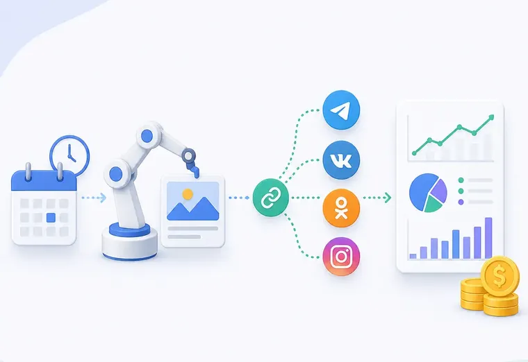 Как работает автопостинг с UTM-метками для отчётов о продажах?