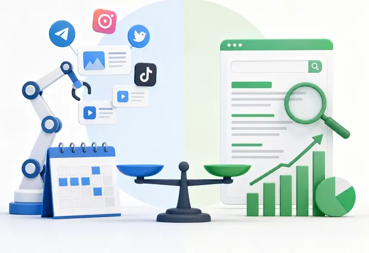 Сравнение систем автопостинга и SEO-оптимизации: что эффективнее для вашего бизнеса?