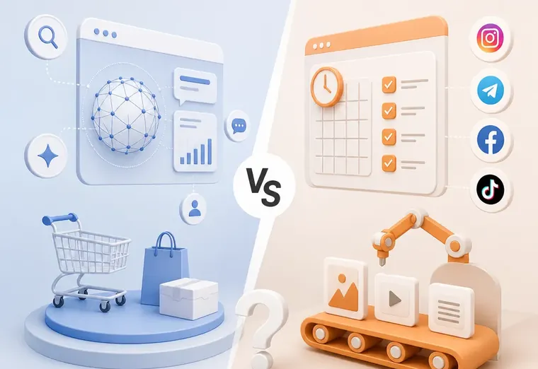 Платформа GEO vs автопостинг: что внедрить первым для e-commerce