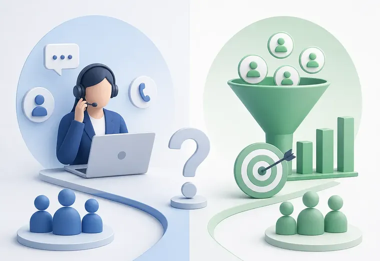 Аутсорсинг колл-центра vs лидогенерация: что заказать первым для B2B