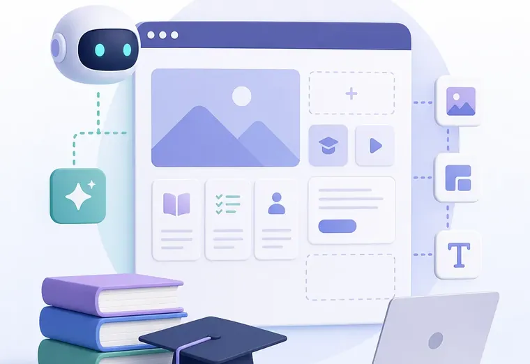 Какой конструктор сайтов с AI подойдёт для EdTech