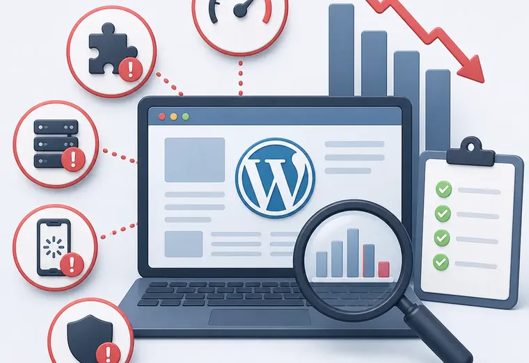 Почему сайт на WordPress плохо ранжируется: 5 причин и проверок