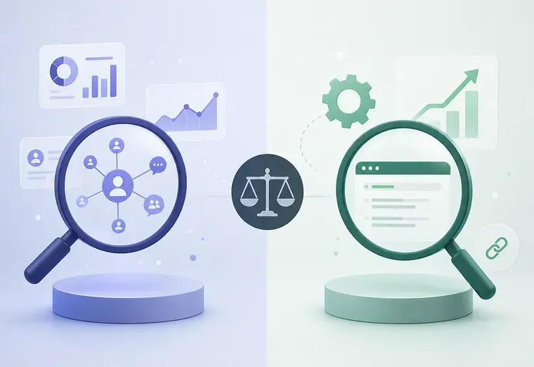 Аналитика упоминаний в AI-среде vs SEO для нейросетей: что выбрать?