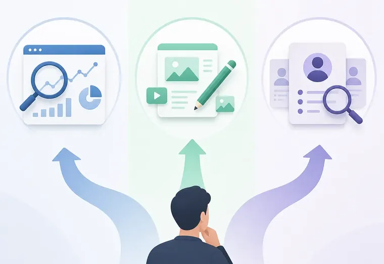 Обзор SEO-аудита, контент-менеджмента и IT-рекрутинга: что выбрать?