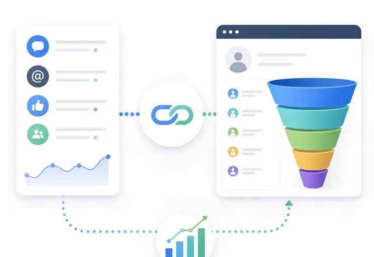 Как связать аналитику упоминаний с CRM для контроля воронки