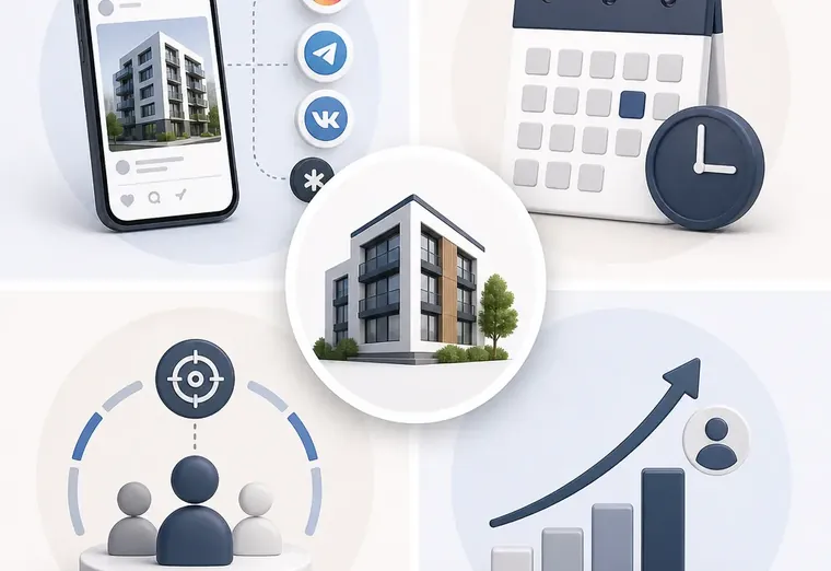 Топ-4 кейсов автопостинга для роста заявок в недвижимости