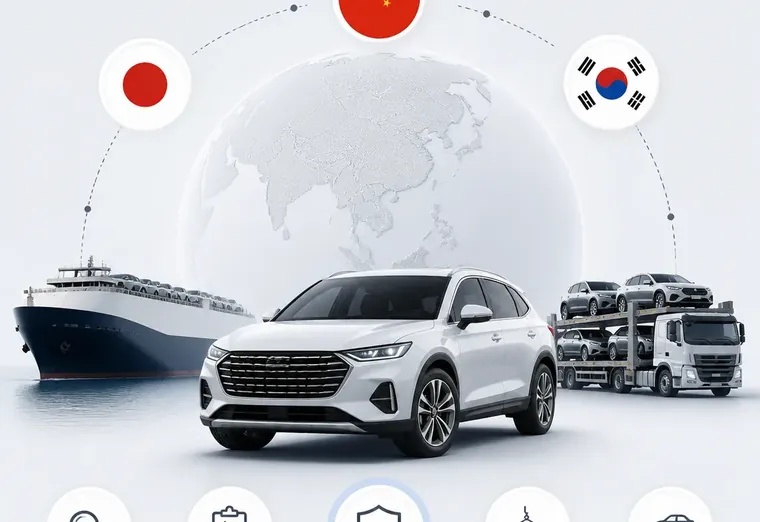 Авто под заказ из Китая, Японии и Кореи под ключ
